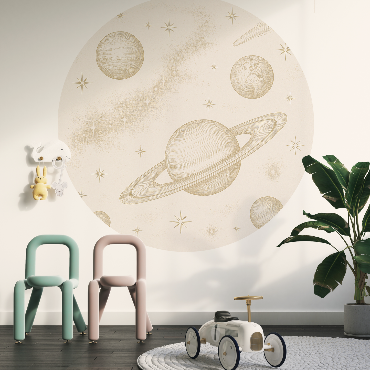 Behangcirkel Planeten