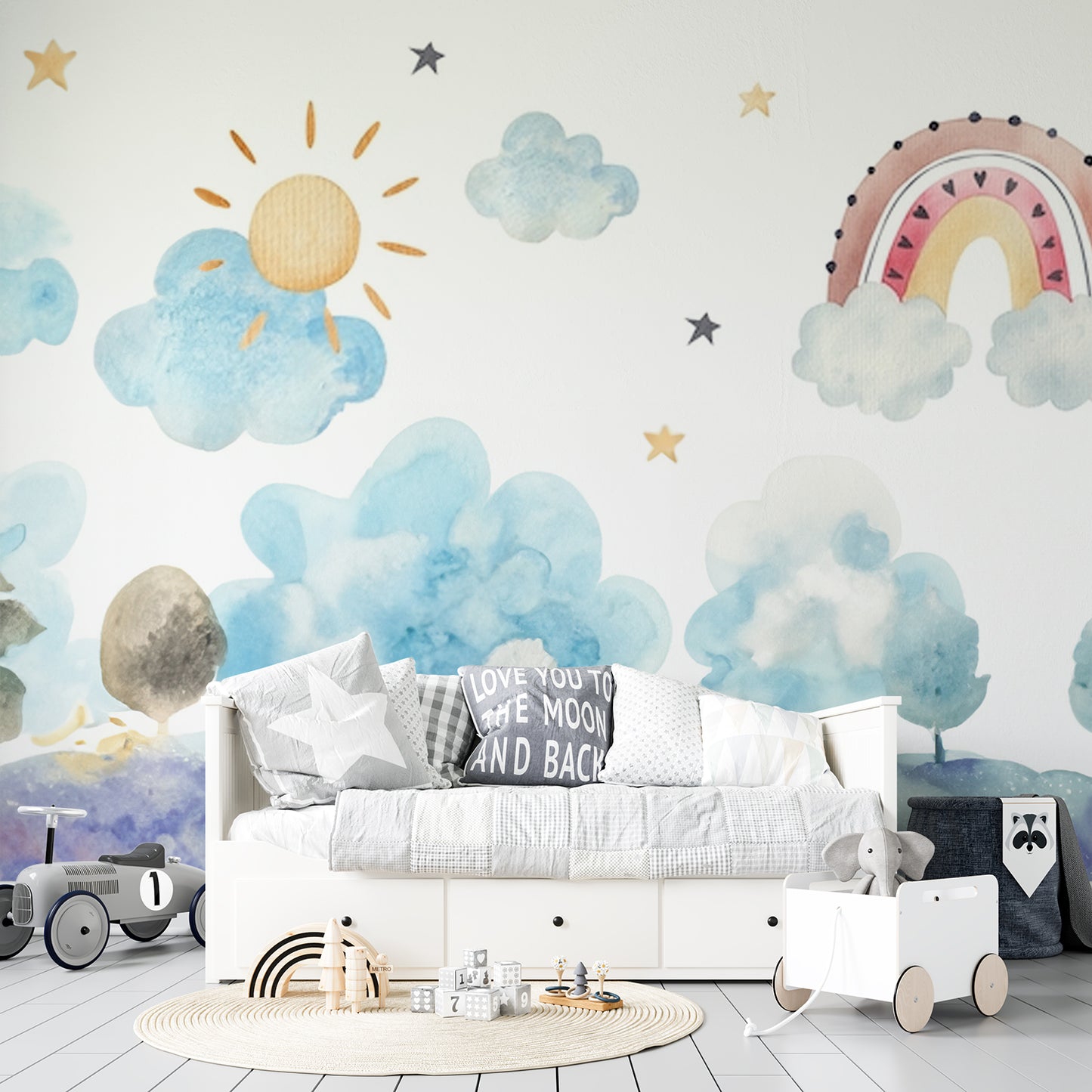 Dreamy Skies and Rainbows