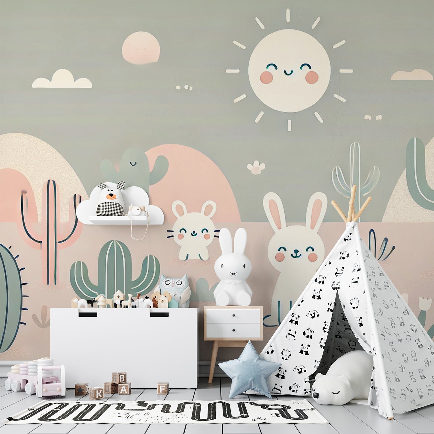 Desert Dreams with Bunnies