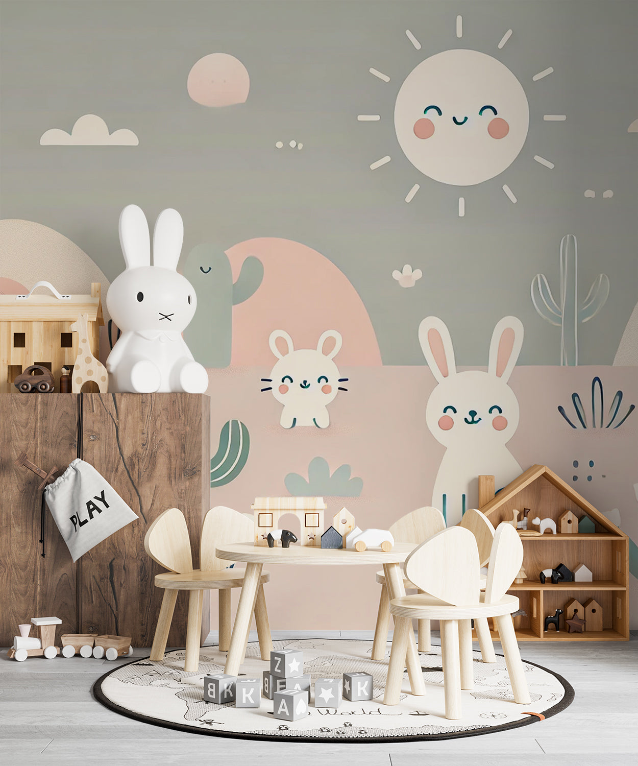 Desert Dreams with Bunnies