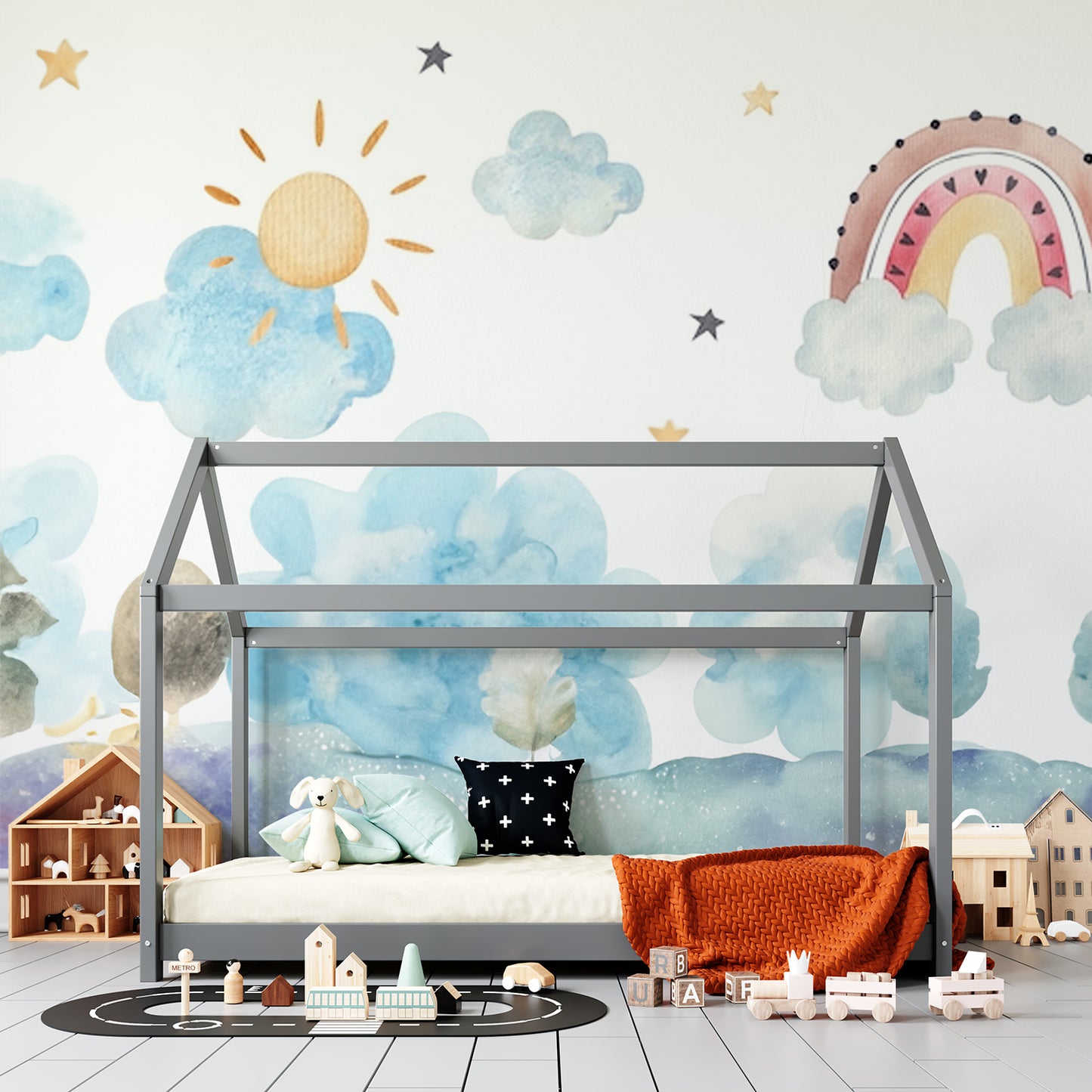 Dreamy Skies and Rainbows