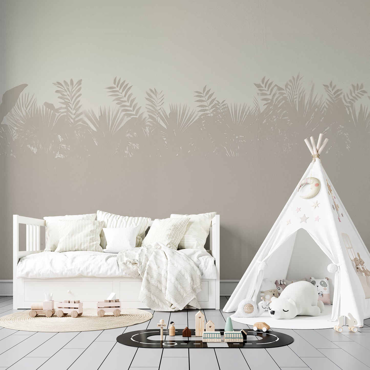 Tropical Silhouettes at Dusk