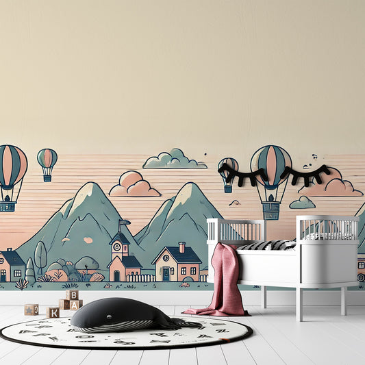 Whimsical Balloon Journey