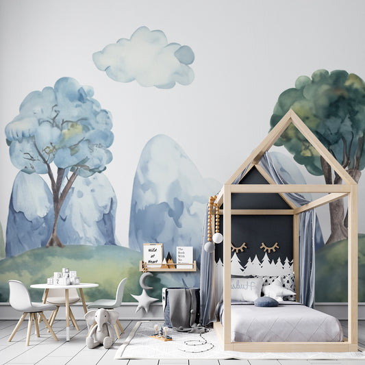 Whimsical Winter Hills