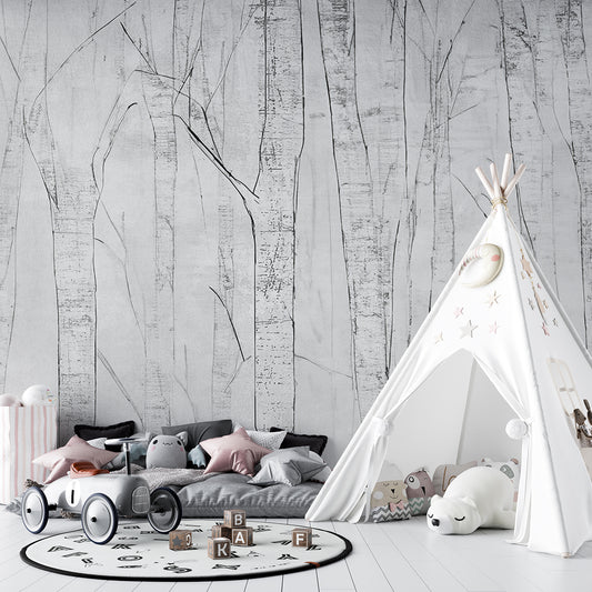 Whispers of the Birch Forest