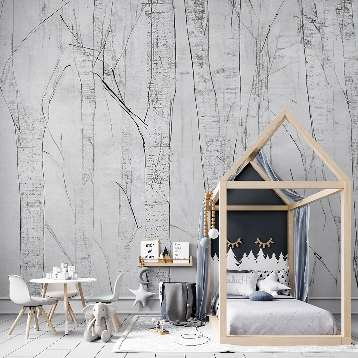 Whispers of the Birch Forest