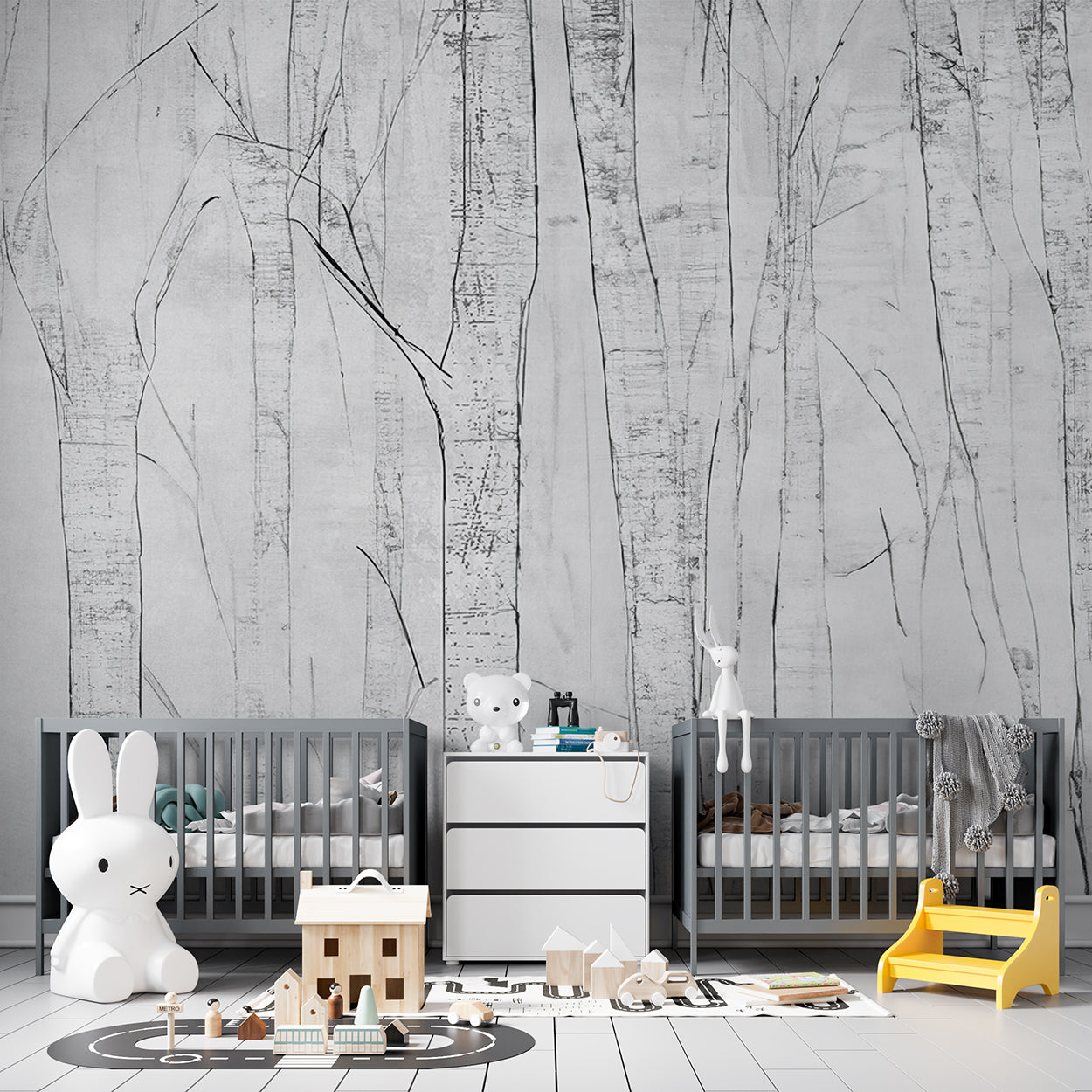 Whispers of the Birch Forest